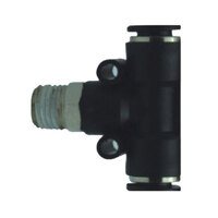 THB Push Fit Fitting Male Tee 1/4" x 8mm JPB0802