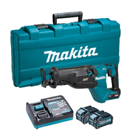 Makita 40V Max Brushless Orbital Recipro Saw 2x 4.0ah Battery Set JR002GM201