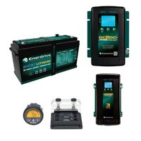 Enerdrive 200Ah B-TEC Battery Bundle with DC40 Charger, AC60 & EPRO+