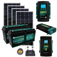 Enerdrive 400Ah B-TEC Battery with 720W Solar Panels, DC40, AC60 Chargers, EPRO+ & 2000X