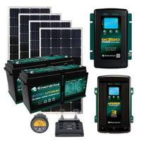 Enerdrive 400Ah B-TEC Battery with 720W Solar Panels, DC40, AC60 Chargers & EPRO+