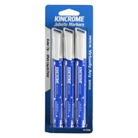 Kincrome White Paint Marker - 3 Pack K11836