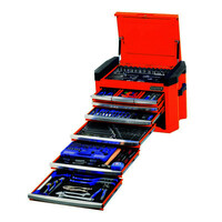 Kincrome Tool Chest Contour 328 Piece 8 Drawer 1/4, 3/8 & 1/2 Drive Flame Orange K1502O