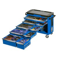 Kincrome 9 Drawer Metric & Imperial 1/4, 3/8 & 1/2" Drive Electric Blue K1506