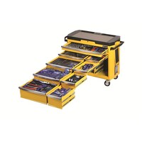 Kincrome 9 Drawer Metric & Imperial 1/4, 3/8 & 1/2" Drive Wasp Yellow K1506Y
