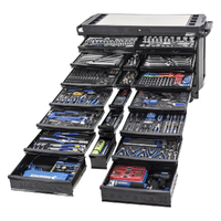 Kincrome Contour Matt Black 60 Tool Trolley Kit 674 Piece 1/4, 3/8, 1/2 & 3/4" Drive K1562MB