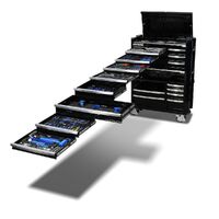 Kincrome 545 Piece Contour 42" 17 Drawer Workshop Tool Kit - Black K1958B 