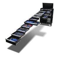 Kincrome 948 Piece Contour 42" 17 Drawer Workshop Tool Kit - Black K1963B 