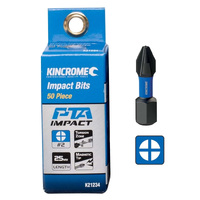 Kincrome Impact Bit Ph#2 25mm 50 Pack K21234