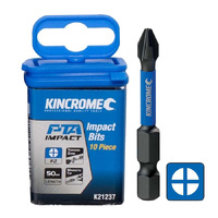 Kincrome Impact Bit Ph#2 50mm 10 Pack K21237