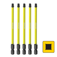 Kincrome Impact Bit Sq#2 100mm 5 Pack K21288