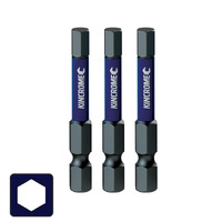 Kincrome Impact Bit Hex 4mm 50mm 3 Pack K21330