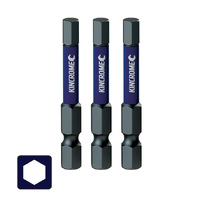Kincrome Impact Bit Hex 5mm 50mm 3 Pack K21342