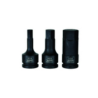 Kincrome Hex Impact Socket Metric 3/4" Drive 19mm x 100mm K2541