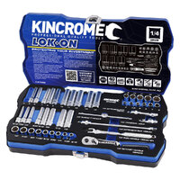 Kincrome LOK-ON Socket Set 45 Piece 1/4" Drive K27003