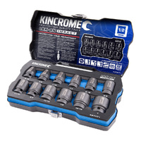 Kincrome LOK-ON Impact Socket Set 12 Piece 1/2" Imperial K27071