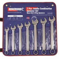 Kincrome Jumbo Combination Spanner Set 7 Piece AF K3021