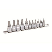 Kincrome 11 Piece Imperial Hex Socket Set Short Series 1/4" & 3/8" Drive K5024