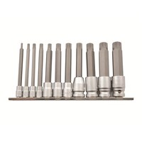 Kincrome 15 Piece Long Series Spline Bit Set on Clip Rail K5227