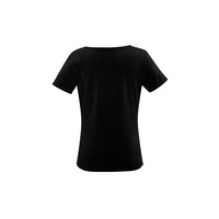 Ladies Ava Drape Knit Top Black 6