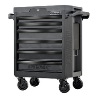 Kincrome Contour 6 Drawer Tool Trolley 29" Matt Black K7536