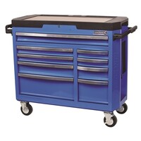 Kincrome Extra Wide Contour 9 Drawer Tool Trolley Electric Blue K7759
