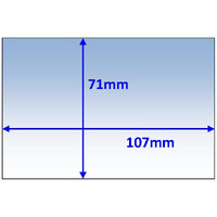 Weldclass 107 x 71mm 10pk Lens Inner (suits Jackson WH70) KC-J9932