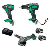 HiKOKI 3 Piece MultiVolt Brushless Combination Pack KC18DDBL(HCZ)