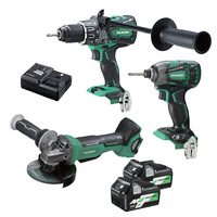 HiKOKI 3 Piece MultiVolt Brushless Combination Pack KC36DDBL(HRZ)