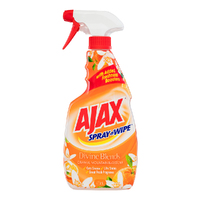 Ajax 475ml Spray n Wipe Divine Blends Orange Mountain Blossom Trigger