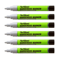 12PK Artline Gardeners Permanent Marker Fade Resistant - Silver