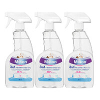 3PK Milton Antibacterial  3 in 1 500ml Surface Spray