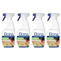 4PK Bona 1L Wood Floor Cleaner Spray