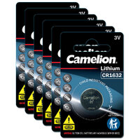 6PK Camelion Lithium 1632 Button Cell 3V Batteries For Calculator/Watch