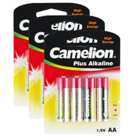 3PK 4pc Camelion Alkaline AA