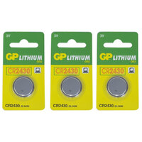 3PK 3V 270MAH LITHIUM BATTERY GP