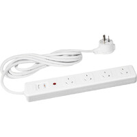 4 WAY MASTER SWITCH POWERBOARDSURGE PROTECTED - HPM