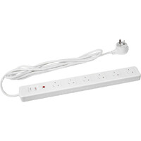 6 WAY MASTER SWITCH POWERBOARDSURGE PROTECTED - HPM
