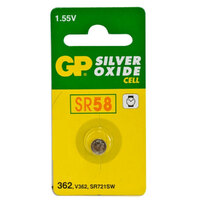 SR58 BUTTON CELL SILVER OXIDE