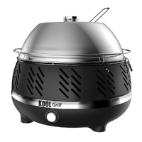 Kool Grill Portable Grill V2 w/Dome Lid Black