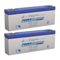 2PK Power Sonic 12v 2.5 Amp Rechargeable Battery