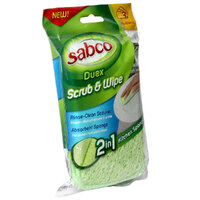 3pc Sabco Duex Scrub & Wipe 2 In 1 Kitchen Sponge