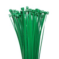 Nylon Cable Ties Green 150mm Long x 3.5mm Wide Pack of 100