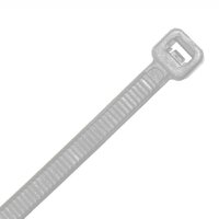 Cable Tie Natural Nylon 200mm Long x 2.5mm Wide Pack 100