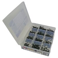 Tapping Screws Black CSK & Pan XR Zp Pack 540 Pcs