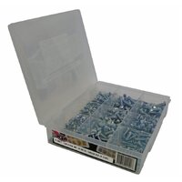 Screw CSK & Pan Imp XR Metal Thrd Zp Pack 275 Pcs