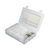 Housing Connector Kit Assortment White QK Series 174 Pieces