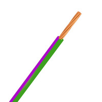 Automotive Single Core Cable 3mm Green & Purple 16 .30 Stranding 30M Roll