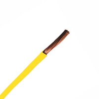 Automotive Single Core Cable 4mm Yellow 26 .30 Stranding 30M