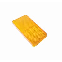 Reflector Amber 70mm x 30mm 50 Piece Blister Pack